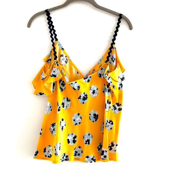 NWT Brøgger Ruffle Trim Floral Cami Top - Picture 8 of 11